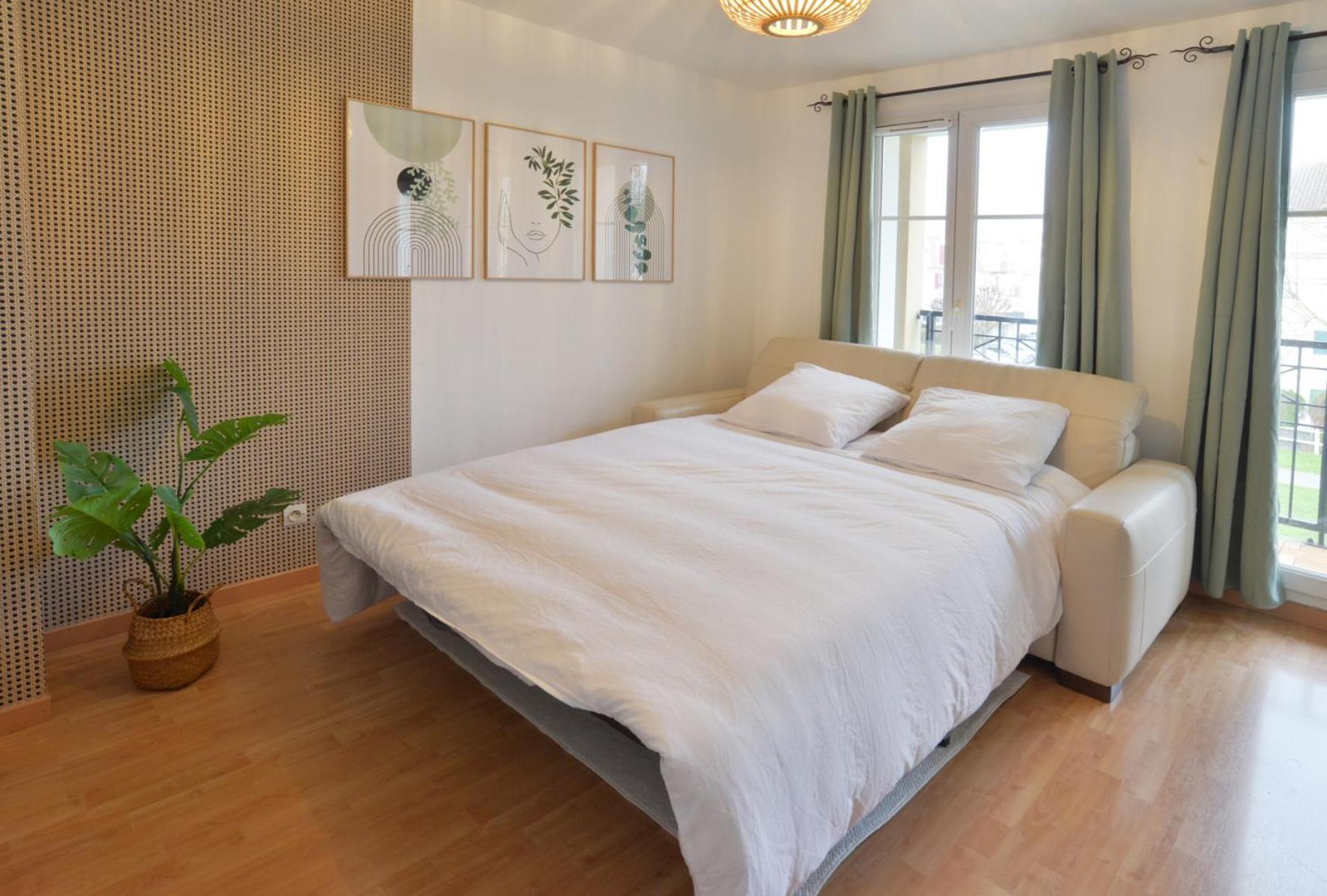 Sesame Duplex Disneyland Paris Netflix 6 Personnes Et 1 Bebe Avec Parking Lägenhet Bailly-Romainvilliers Exteriör bild